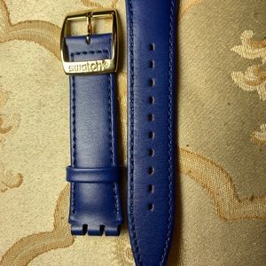 Swatch leather band